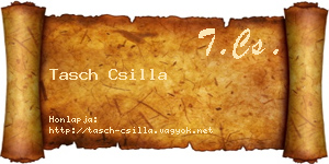 Tasch Csilla névjegykártya
